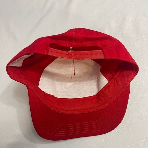 Vintage 80s 90s Snapback Hat Cap Shell Has Oil Company Auto Care Trucker - Picture 5 of 6